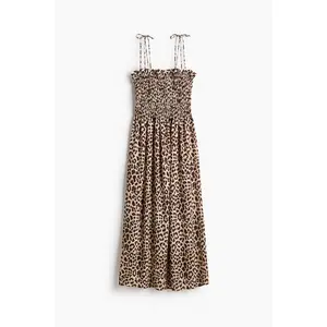 H&M Smocked-bodice tie-strap dress