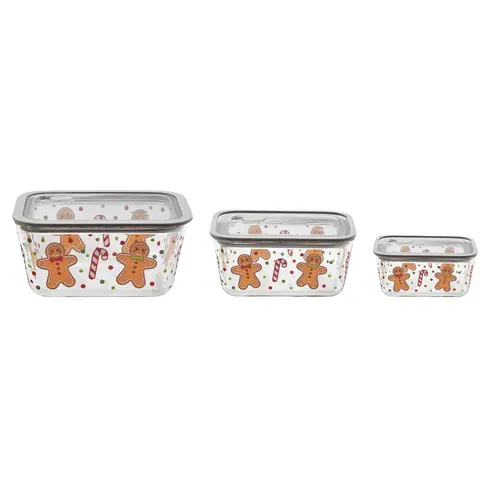 Temp-tations 3-Piece Glass Container Set w/ Vented Lids