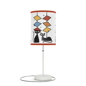 Retro Atomic Cats Lamp on a Stand