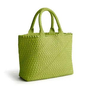 Vera Bradley Small Hathaway Faux Leather WovenTote