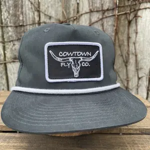 Logo Rope Hat - Charcoal