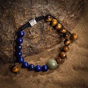 Spiritual Truth - Multi Stone Macrame Bracelet
