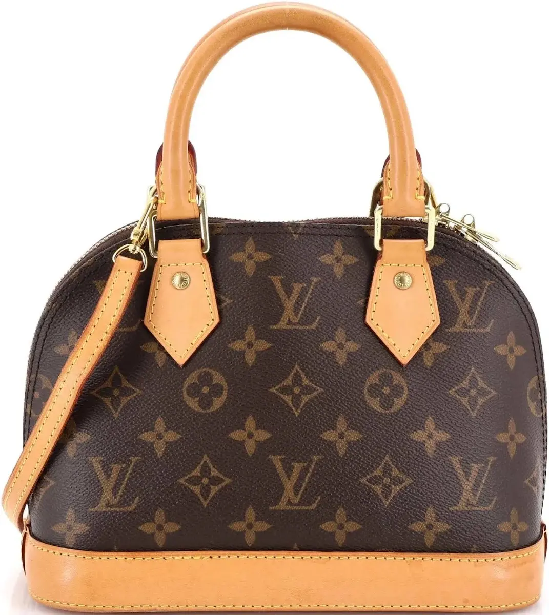 Pre-owned Louis Vuitton coated canvas Tote Bags alma bb