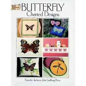 USED-Butterfly Charted Designs (Dover Embroidery, Needlepoint) by Lindberg Press (Paperback)
