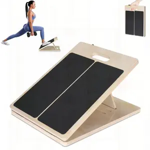 Stretch Squat Move The Bones Joint Sport Shape The Body Adjustable Wooden slant board