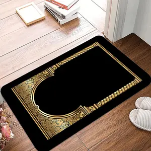 Geometric Pattern Door Mat, Non-slip Soft Floor Mat, Decorative Carpet for Home Living Room Bedroom Kitchen Entrance, Home Decor