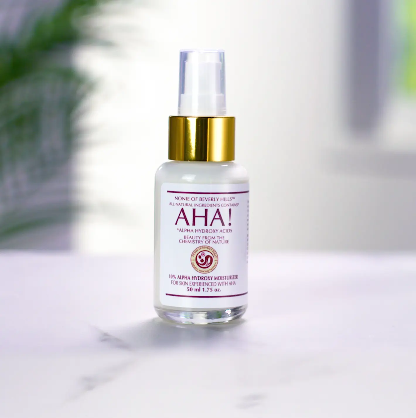 AHA 10% Exfoliating and Hydrating Moisturizer for Radiant Skin - 1.75 oz Skincare Exfoliator  Gentle Comfort Moisture Hydrate