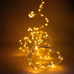 180 LED Silver Copper Branch Tree Lights Plug in - Yellow