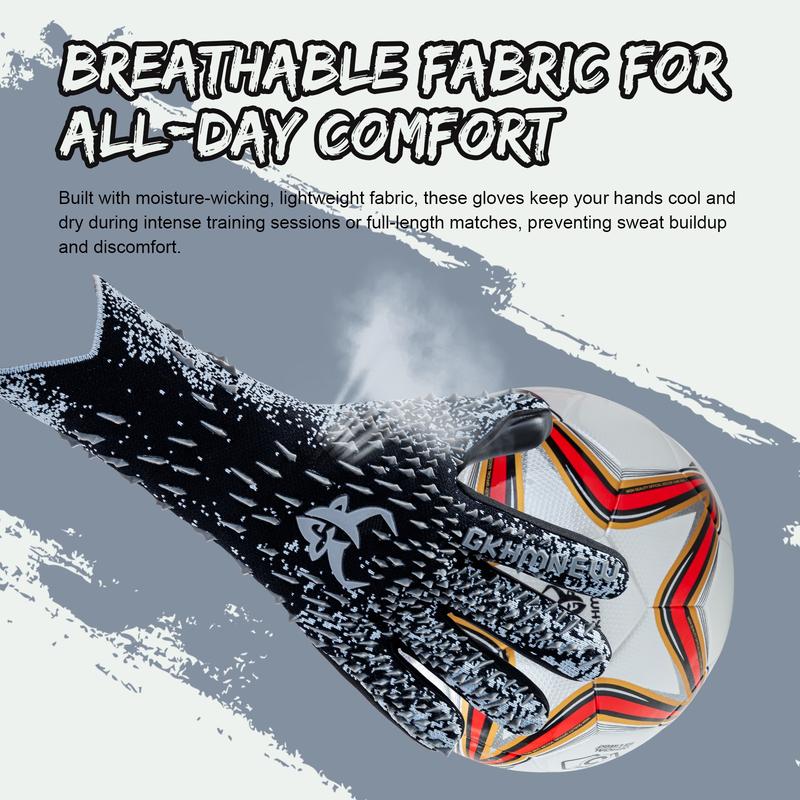 Soccer Goalkeeper Gloves for Kids Boys Children Youth&Adult Football Goalie Gloves with Strong Grips