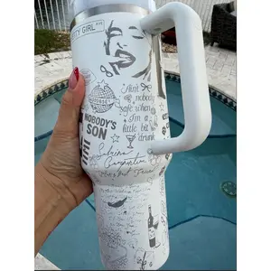 Sabrina | Carpenter music custom laser engraved etched  tumbler quencher songs singer tour man’s best friend