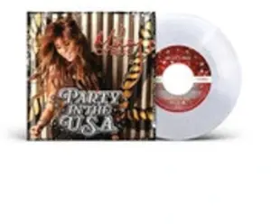 Miley Cyrus - Party in the U.S.A.  [7-INCH SINGLE VINYL RECORD] Clear Vinyl