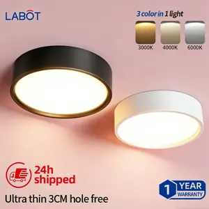 LED Small Ceiling Light, Ultra-Thin Surface Mount Cylinder Lamp, Round Pendant Light, Hallway Light, Entryway Corridor Ceiling Spotlight