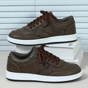 Men's Fashionable Casual Lace Up Low Top Skate Shoes, Lightweight Breathable Comfortable Sports Shoes for Daily Life, Minimalist Sneakers for Boy