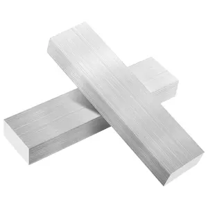 2PCS 1 x 2 x 7.8 Inches T6061 Aluminum Solid Flat Bar 25 x 50 x 200mm Aluminum Block General Purpose Palate