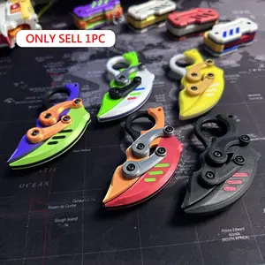 Slide Fidget Toy, Fidget Slider, 1 Count 3D Printed Finger Rotating Flip Toy, Stress Relief Toy for Adults, Perfect ASMR Tool to Relieve ADHD