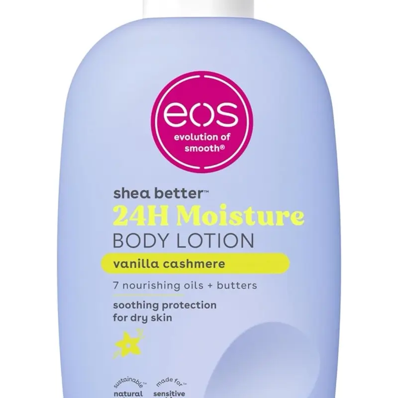 eos Shea Better Body Lotion- Vanilla Cashmere, 24-Hour Moisture, Natural Shea, Vegan, 16 fl oz - Body Care