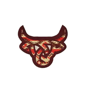 Lost Calf -Azteca Bull Woven Sticker Patch