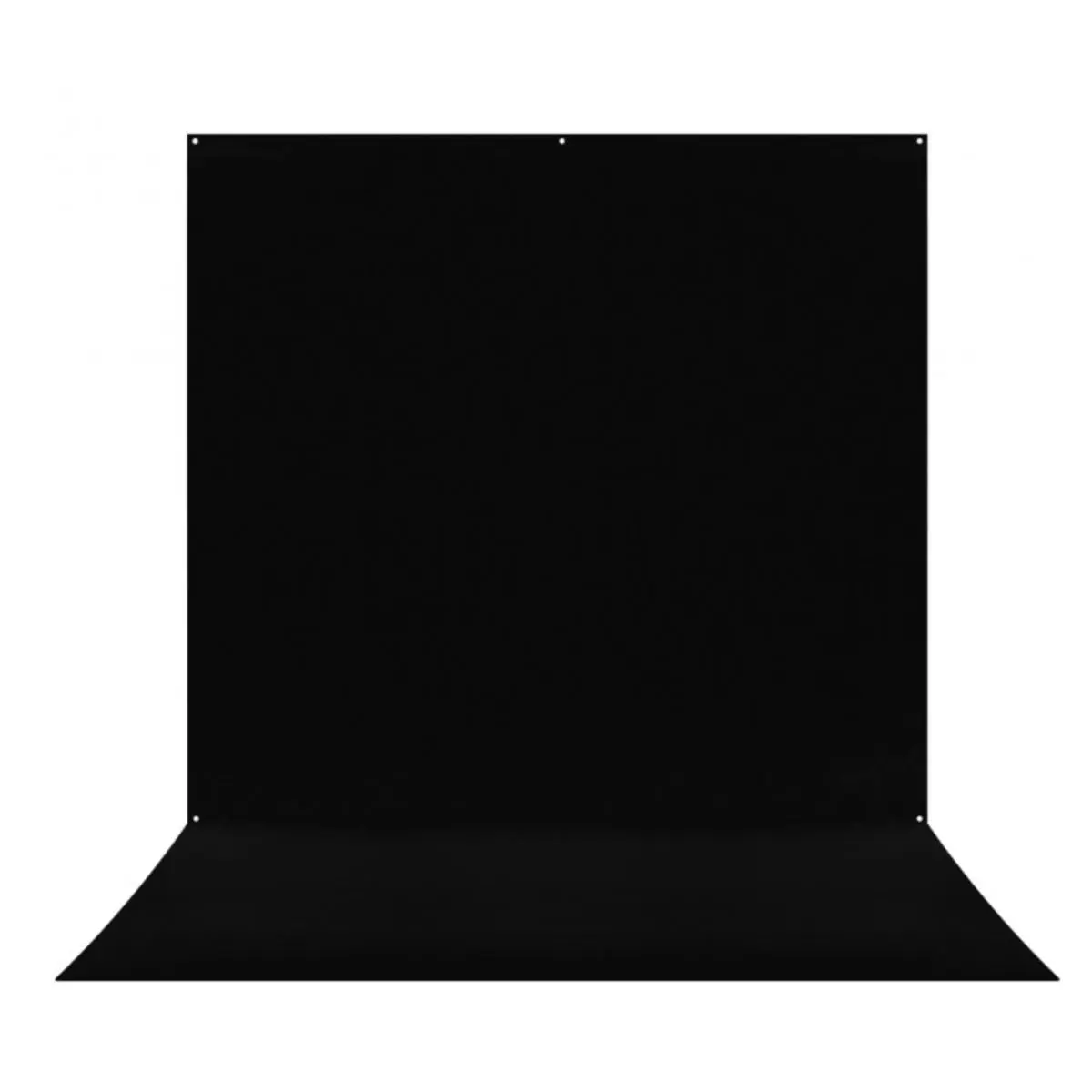 Westcott X-Drop Pro Polyester Wrinkle-Resistant Backdrop Cloth, 8x13ft Rich Black Sweep with Grommet Mount, Adjustable Aluminum Rear Stand, Portable Camera Photography Gear & Accessories
