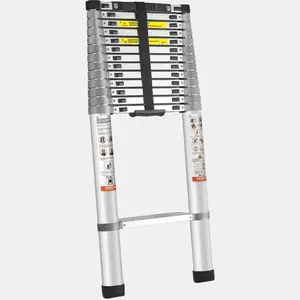 Premium Lightweight Aluminum Extension Ladder with Telescoping Design    DO binladder telescoping ladder vevo r