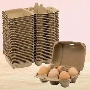 Egg Packaging Box, 10pcs/set Egg Tray, Egg Holder Box, Egg Storage Container for Family, Farm, Market, Camping, Picnic, Travel