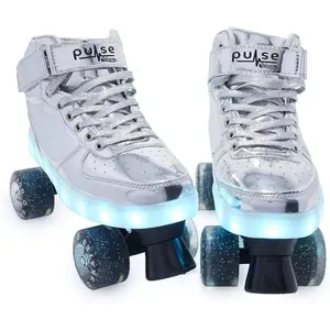Chicago Skates Pulse Kids' Roller Skates - Silver (5) Chicago Skates Pulse Kids' Roller Skates - Silver (5)