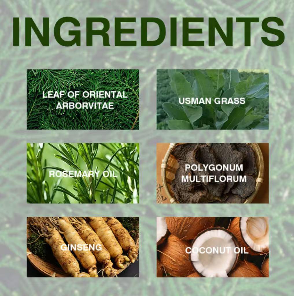Oil control, anti shedding, soothing shampoo soap,containing extracts of Usman grass, Polygonum multiflorum, ginseng, etc.,Effectively targeting people with dry hair and sparse hair