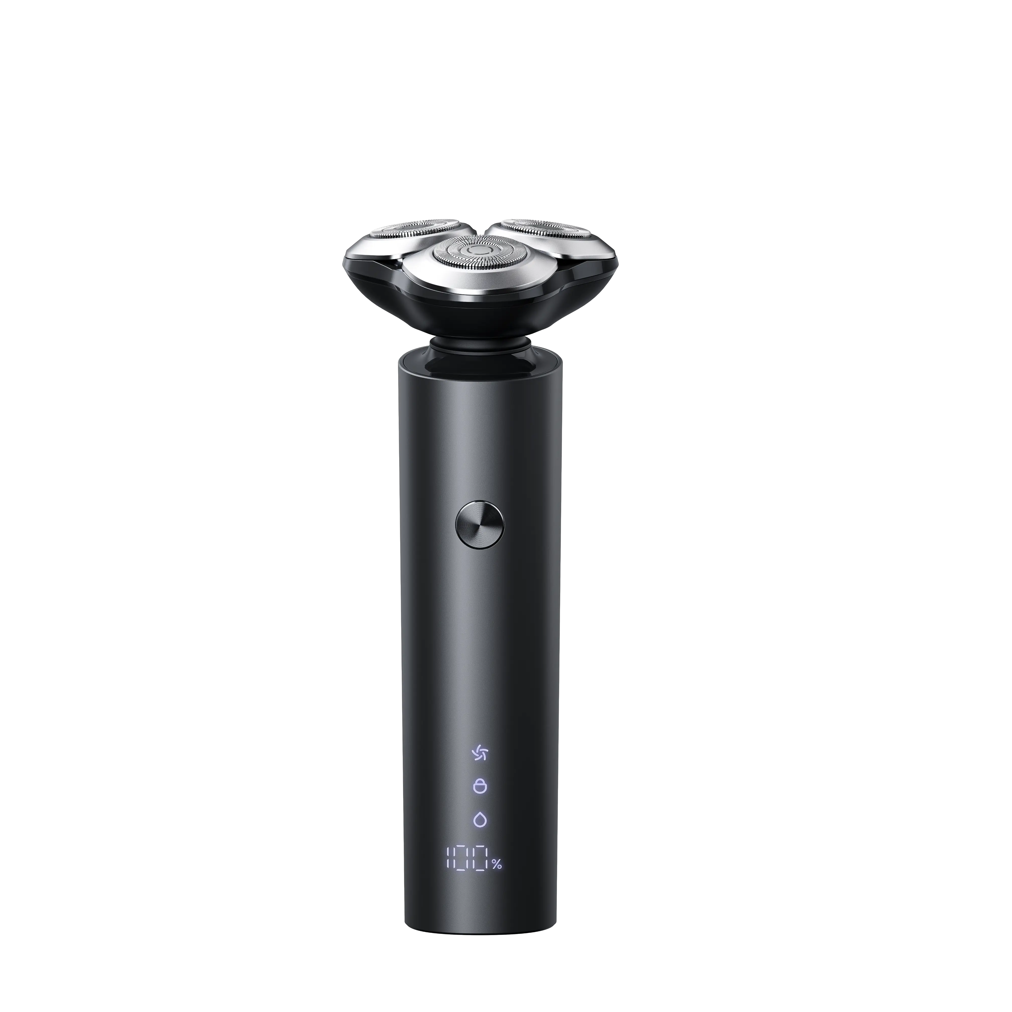 Xiaomi Electric Shaver S301 for Men, Beard Trimmer with 90-Day Battery, Dual-Track Blades & LED Display, 360° Floating Head, IPX7 Wet/Dry Shaver for Home Travel Black, Beard Hair Shaver, Rechargeable Rotary Shavers