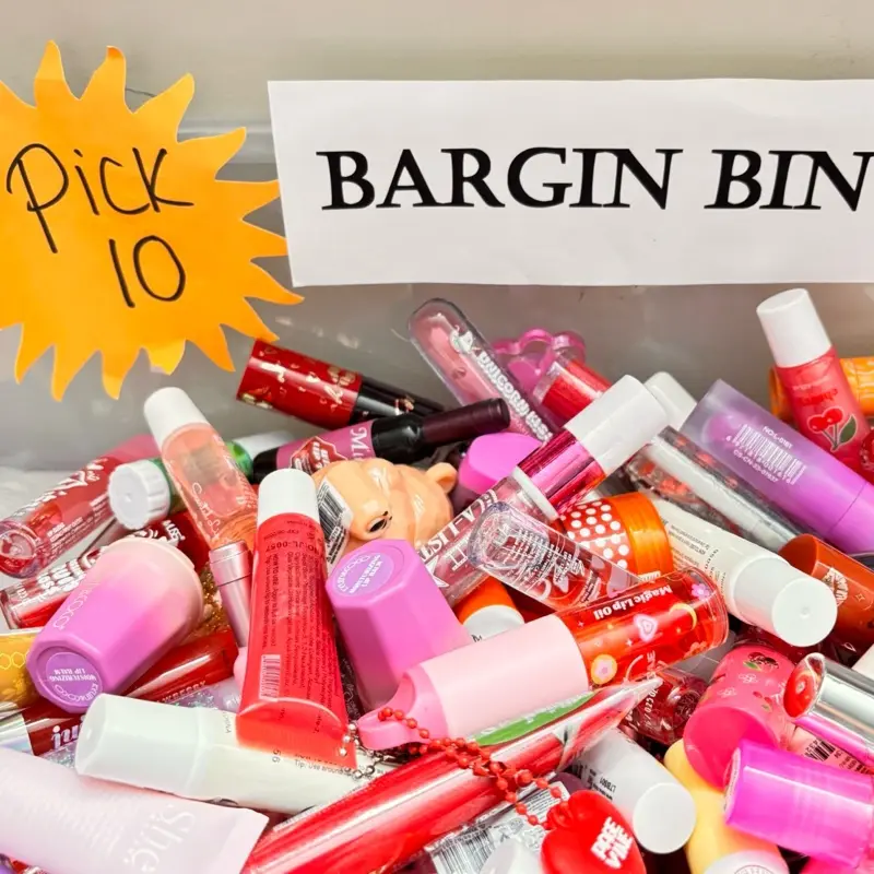 Bargin Bin Lip Gloss Bundle (10) Cosmetic Lipstick Lip Care Makeup Beauty