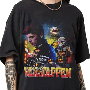 Max Verstappen 90s Vintage Bootleg Style T-Shirt, Classic Retro Graphic Unisex Tee Gift For Men and Women