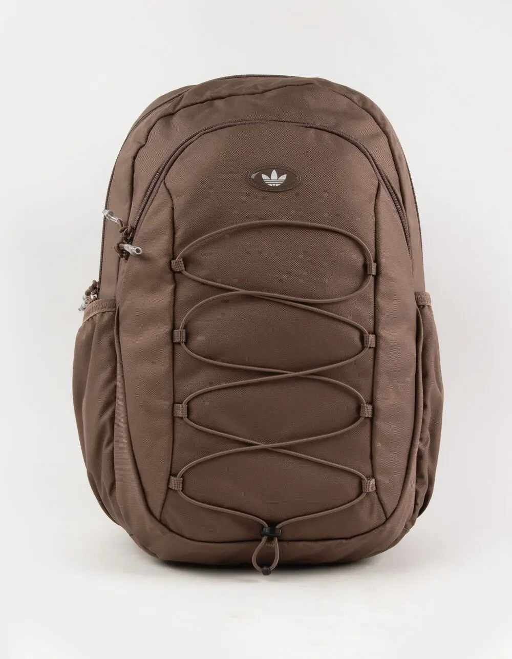 ADIDAS Originals Athletic Bungee Backpack, Brown ADIDAS Originals Athletic Bungee Backpack, Brown