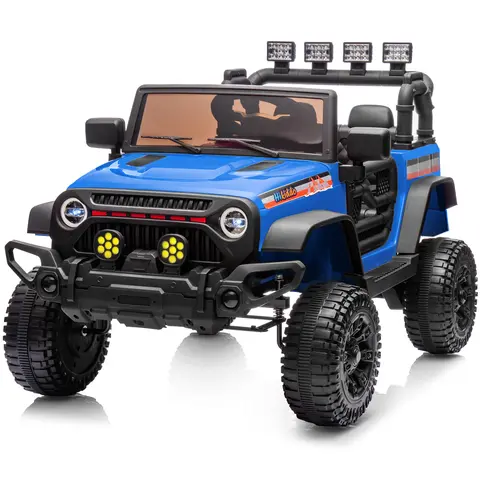 Hikiddo 12V/24V 2WD Kids Ride on Car Truck Outdoorfun Kids Electric Vehicles Car Ride on Toy for Toddlers Little boys and girls kids with Remote Control
