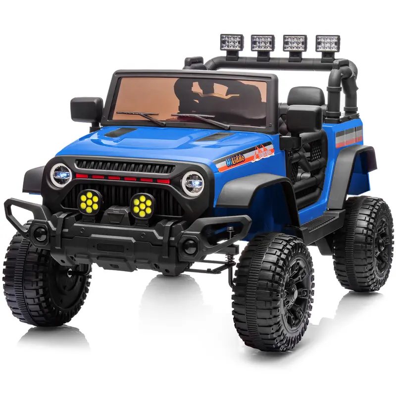 Hikiddo 12V/24V 2WD Kids Ride on Car Truck Outdoorfun Kids Electric Vehicles Car Ride on Toy for Toddlers Little boys and girls kids with Remote Control