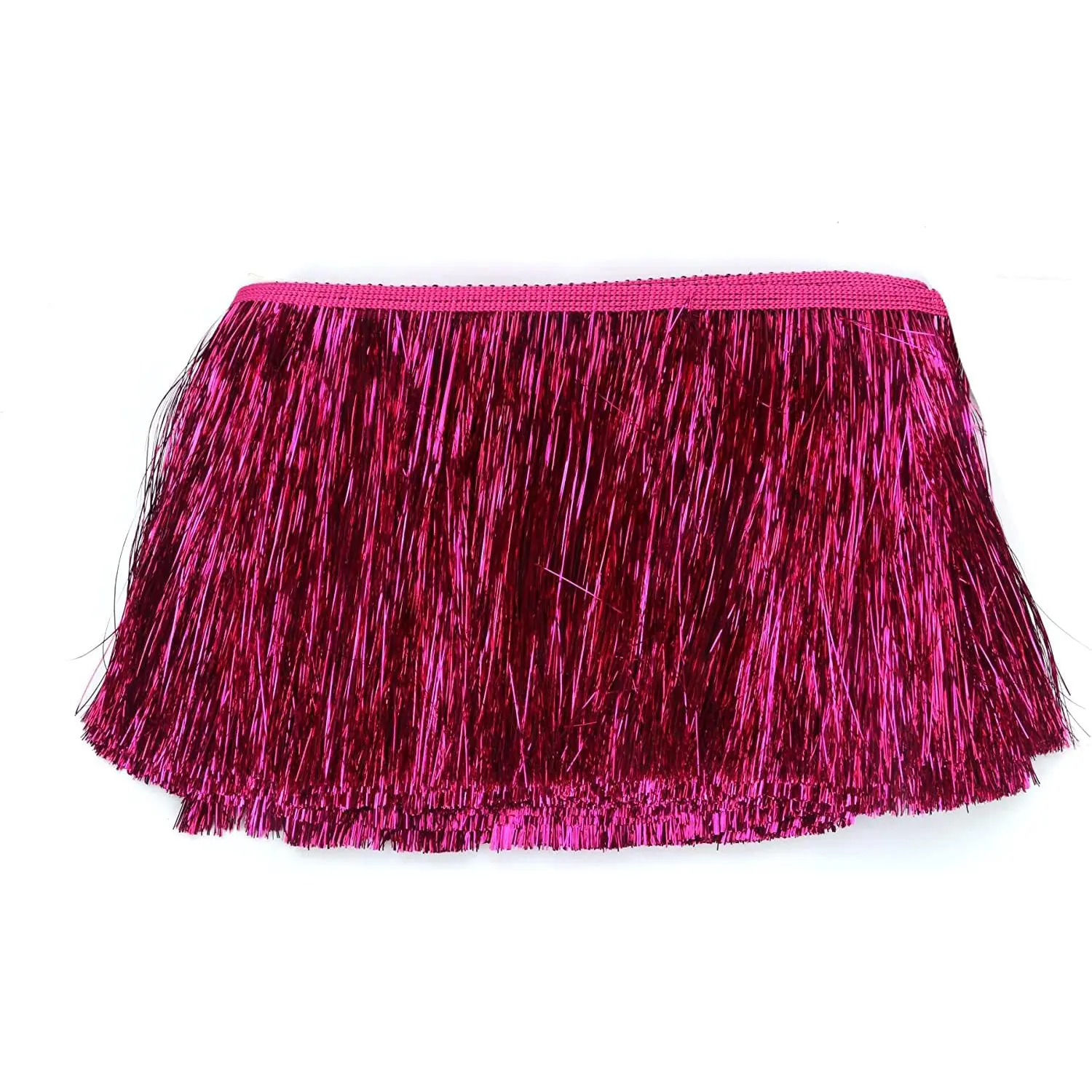 YYCRAFT 6" Wide Tinsel Fringe  For DIY Karma Jacket Tinsel Trim Tinsel Garland Dance Costume  Shiny foil Effect Party Decor -10 Yards