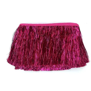 YYCRAFT 6" Wide Tinsel Fringe  For DIY Karma Jacket Tinsel Trim Tinsel Garland Dance Costume  Shiny foil Effect Party Decor -10 Yards