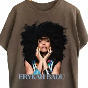 90s Erykah Badu Shirt Unisex, Erykah Badu Tour Hip Hop Rap Tee, Retro Concert Graphic Tee, Gift for Fans