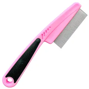 Flea Comb for Dogs and Cats, Fine-Toothed Pet Combs for Detangling or Dematting Face & Paws