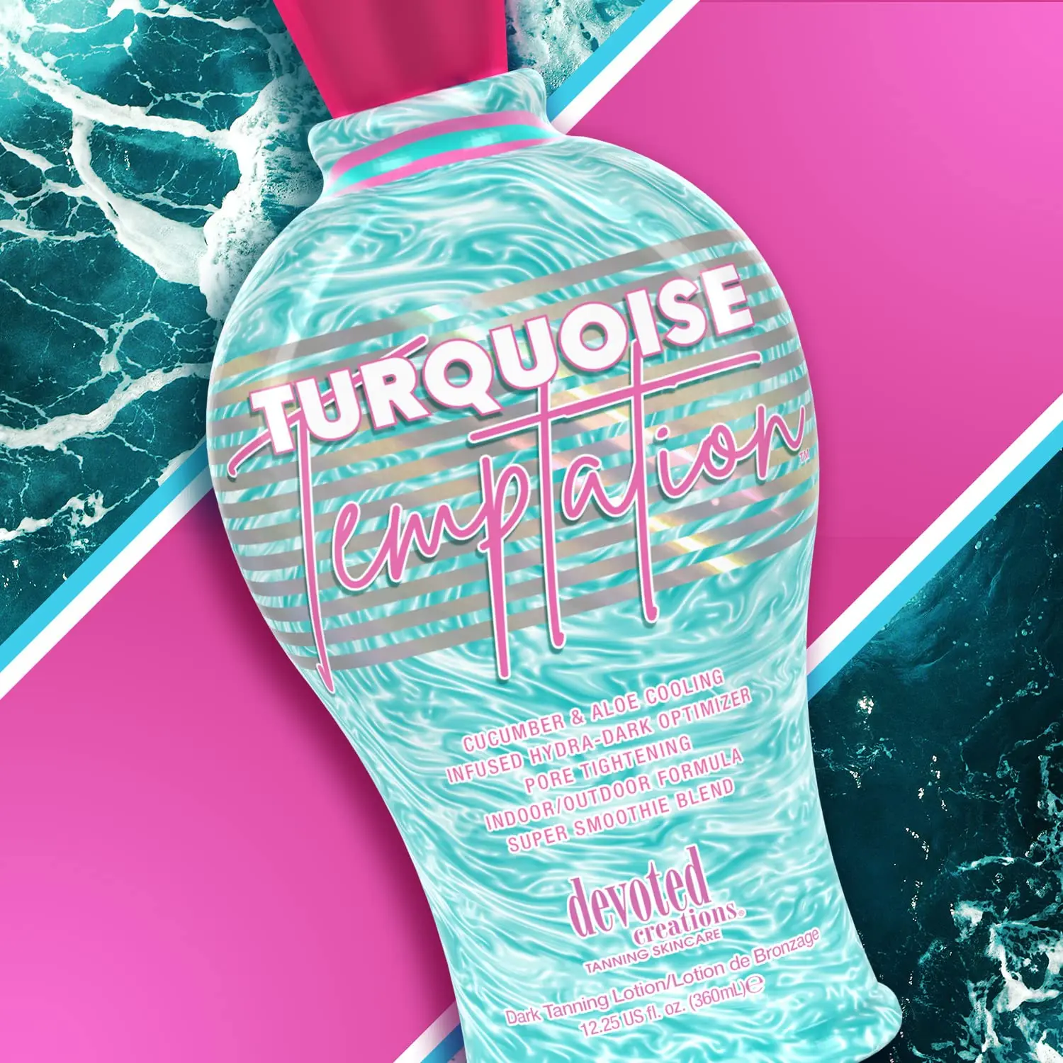 Devoted Creations Turquoise Temptation Indoor and Outdoor Tanning Lotion 12.25 oz Devoted Creations Turquoise Temptation Indoor and Outdoor Tanning Lotion 12.25 oz