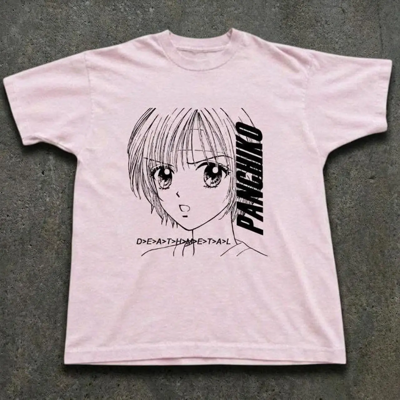 Pink Panchiko anime manga Baby Tee Y2k