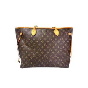 Pre-owned Louis Vuitton leather Tote Bags Neverfull GM Monogram Canvas Handle Bag LV2712