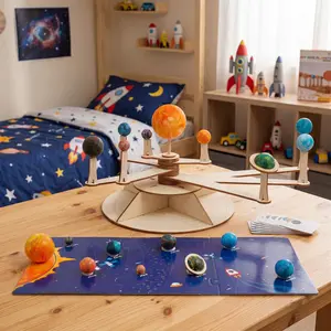 Nine Planets DIY Solar System Model for Kids
