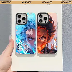 DS Anime-Style Color-Changing Case for iPhone 17 17AIR 17 PRO MAX 11 12 13 14 15 16 PLUS Case