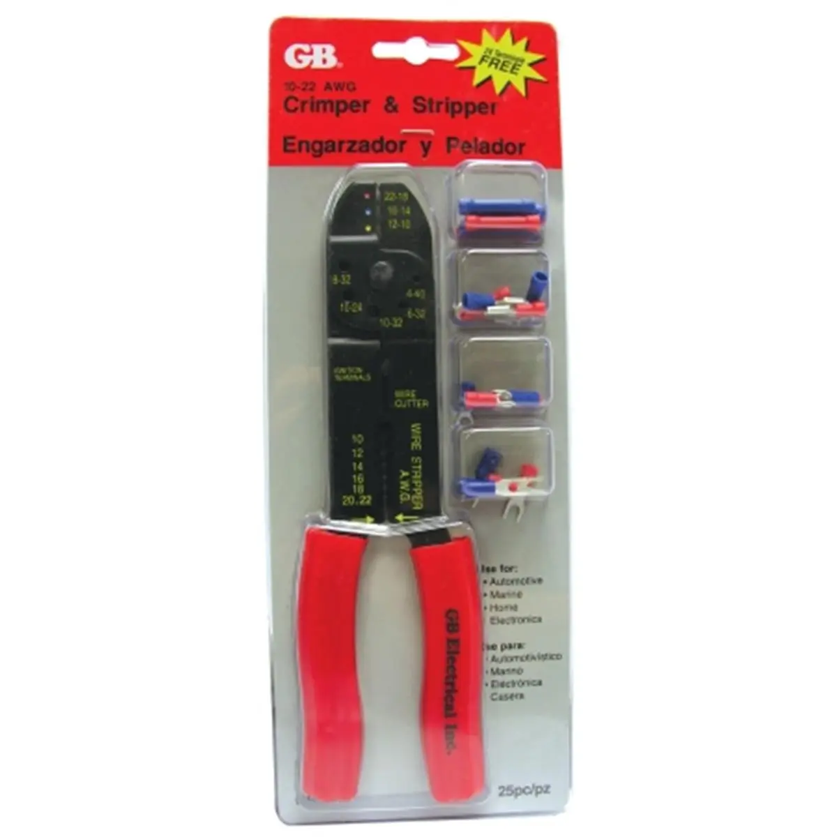 Gardner Bender Terimal Crimping & Stripping Tool Kit GS-67K, Wire Strippers, Cable Terminating Tool, Wire Crimping Tool