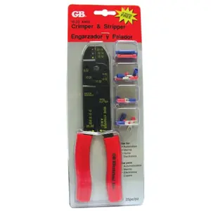 Gardner Bender Terimal Crimping & Stripping Tool Kit GS-67K, Wire Strippers, Cable Terminating Tool, Wire Crimping Tool