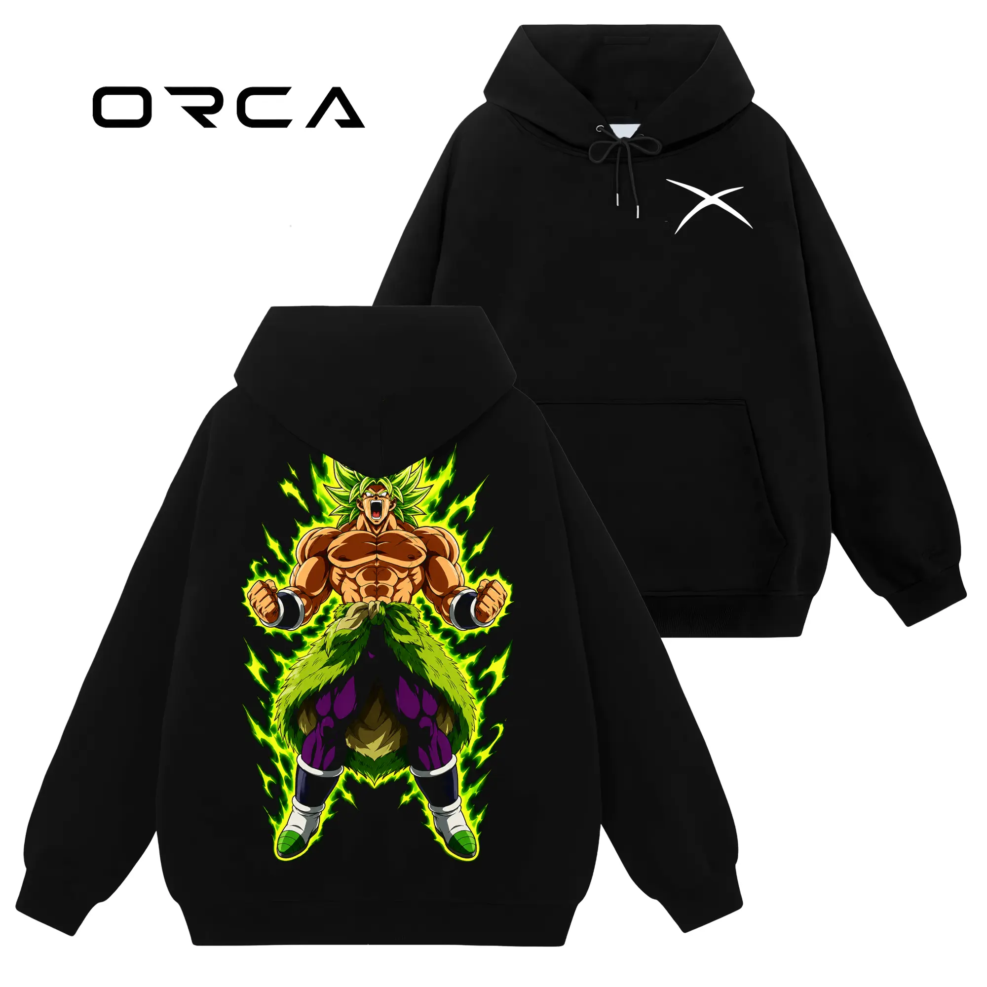 [Orca Fashion] Super Broly - Dragon Ball #69 Hoodie T-Shirt Sweatshirt, Retro Vintage Unisex Graphic 90s Cotton, Gift For Wibu, Anime Manga Y2K Streetwear