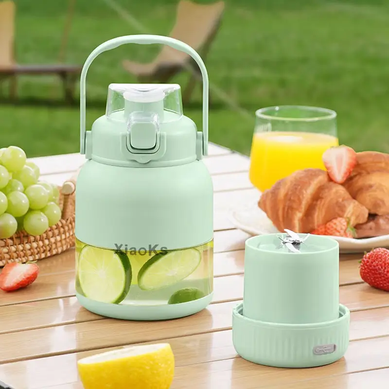 XIAOKS Juicer Cup,Portable Blender Cup,Multifunctional Portable Juicer Cup, Fruit Mixers Juicers Electric Juicer,Shakes and Smoothies,Wireless Portabl