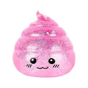 Prank Poop Slime Putty Toy – Stretchy Golden Powder Dough, Squishy Stress Relief Fidget, Fake Feces Gag Gift, Arm Strength Trainer for Kids & Adults