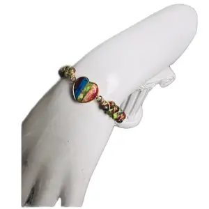 Chakra Protection Bracelet - Pulcera Para Alinear Tus Chakras with Colorful Beads and Decorative Design