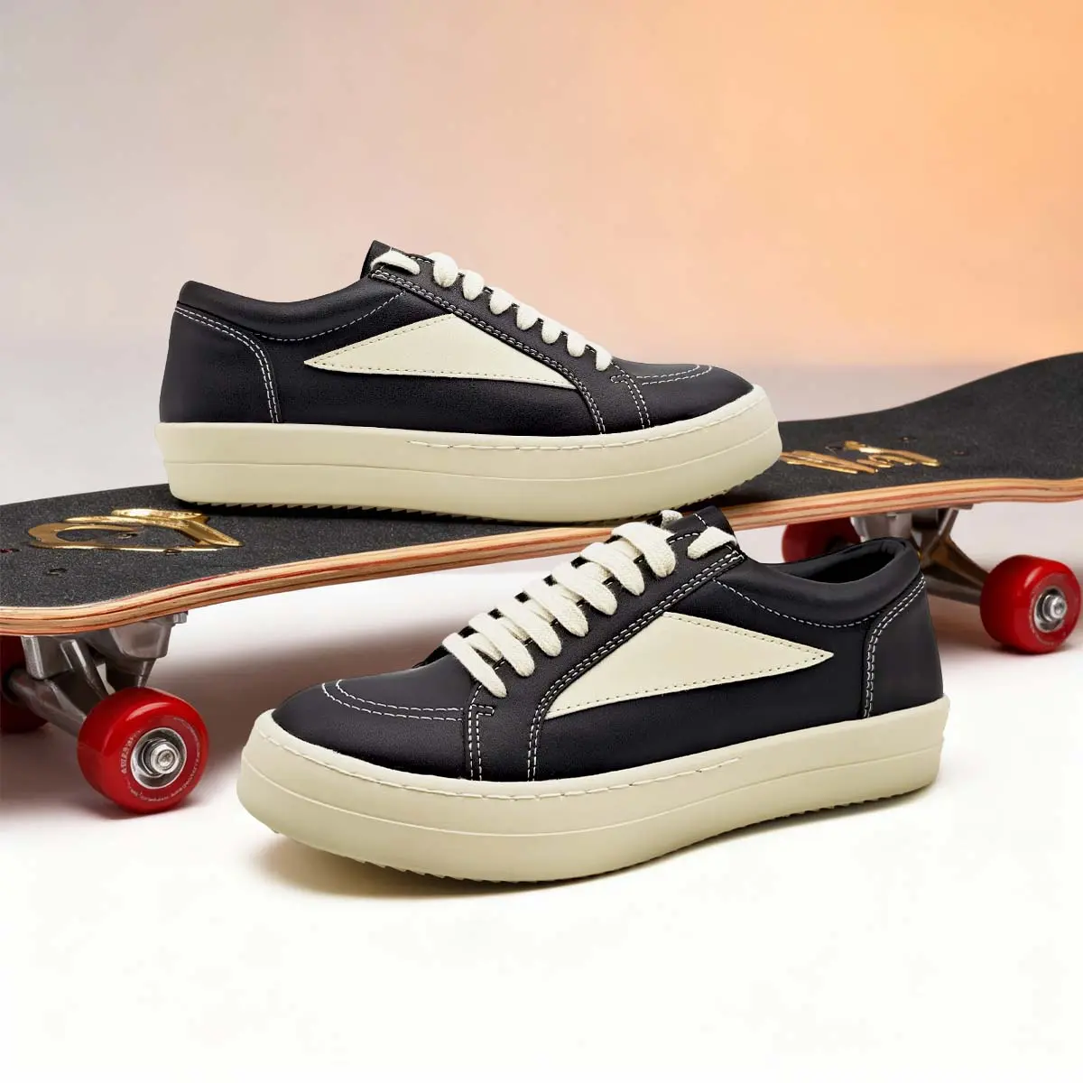 Men's Retro Casual Sneakers Thick Sole Non Slip Platform Shoes Comfortable Walking Footwear for Everyday Wear  Trainer