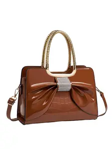 Vintage Casual Messenger Bag, Fashionable PU Leather Shoulder Bag, Large Capacity Waterproof, Adjustable Strap, All Seasons, Ideal Gift