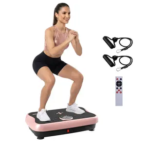 HopHorse Vibration Plate Luck Cross Clover Exercise Machine  Muscle Relaxation Vibration Plate Whole Body Fitness Platform for  Gyms Home Workout  Home Gym Equipment with 4 vibration plate exercise machine Speeds- Silent Tech Gift